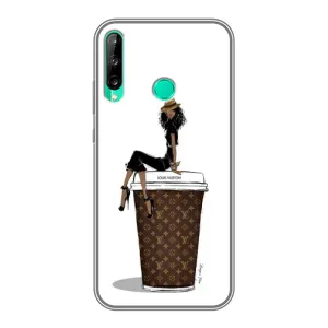 Чехлы Луи Витон для Huawei Y7p (2020) (AlphaPrint - LOUIS VUITTON) (кофе LOUIS VUITTON)