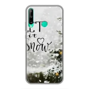 Новогодние, Праздничные Чехлы для Huawei Y7p (2020) - 2024 год (Let it snow)