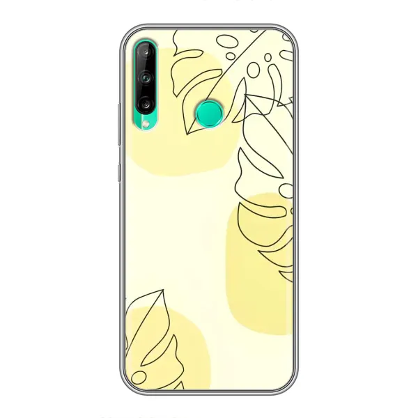 Чохол з принтом «Жовта монстера арт» для Huawei Y7p (2020)