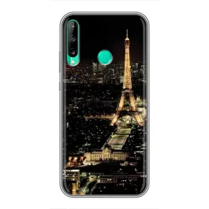 Чехол Эйфелева Башня для Huawei Y7p (2020) - (AlphaPrint) (Ночной Париж)
