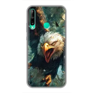 Чехол с картинкой «Хищники» для Huawei Y7p (2020) (Орел в полете)