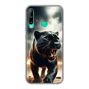 Чехол с картинкой «Хищники» для Huawei Y7p (2020) (Черная пантера)