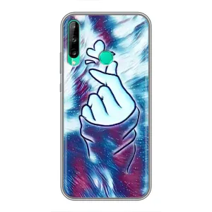 Чохол з принтом для Huawei Y7p (2020) (AlphaPrint - Знак сердечка) (Радужне серце)