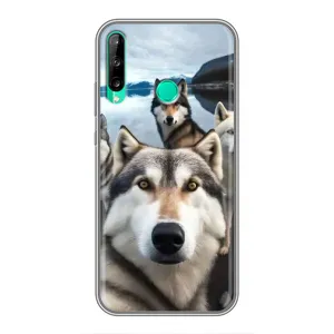 Чохол з Хаскі Huawei Y7p (2020) - (AlphaPrint) (Селфі Хаскі)