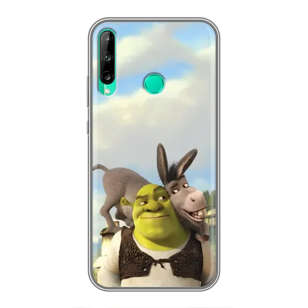 Чехол с принтом «Шрек и Осел» для Huawei Y7p (2020)