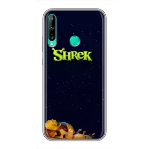 Чохол з мультфільмом Шрек на Huawei Y7p (2020) (Відпочиваючий Шрек)
