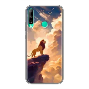 Чохол Король лев на Хуавей Y7p (2020) (Сімба на скелі)