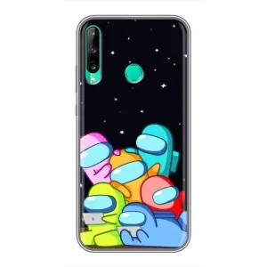 Чехол Амонг Ас для Huawei Y7p (2020) (AlphaPrint) (Скины в космосе)