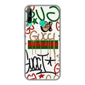Брендновые Чехлы для Huawei Y7p (2020) - (PREMIUMPrint) (Стиль GUUCI)