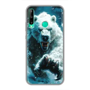 Чехол с картинкой «Хищники» для Huawei Y7p (2020) (Полярный медведь)