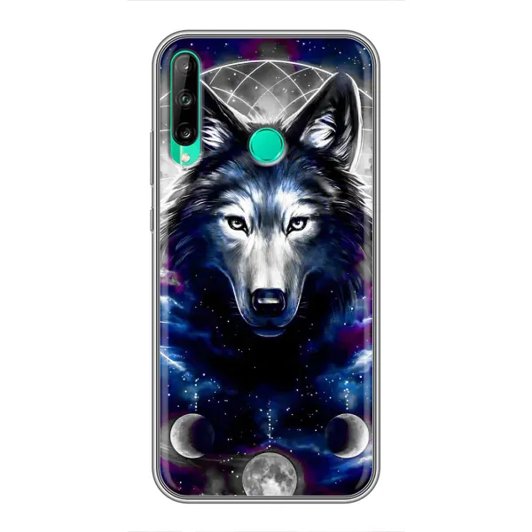 Чехол с принтом «Волк» для Huawei Y7p (2020)