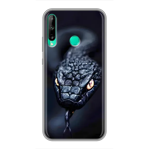 Чехол с принтом «Черная змея» для Huawei Y7p (2020)