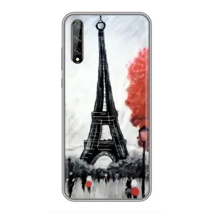 Чохол Ейфелева Вежа Huawei P Smart S / Y8p (2020) - (AlphaPrint) (Вежа в Парижі)