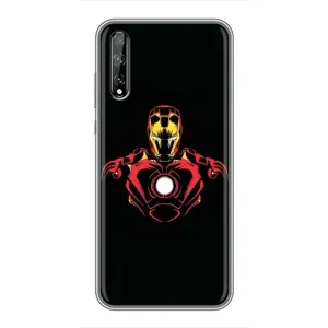 Чохли з героями Марвел Huawei P Smart S / Y8p (2020) (VPrint) (Залізна людина)