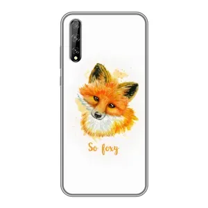 Чохли з картинкою Лисичка для Huawei P Smart S / Y8p (2020) (VPrint) (Дівчинка Лиса)