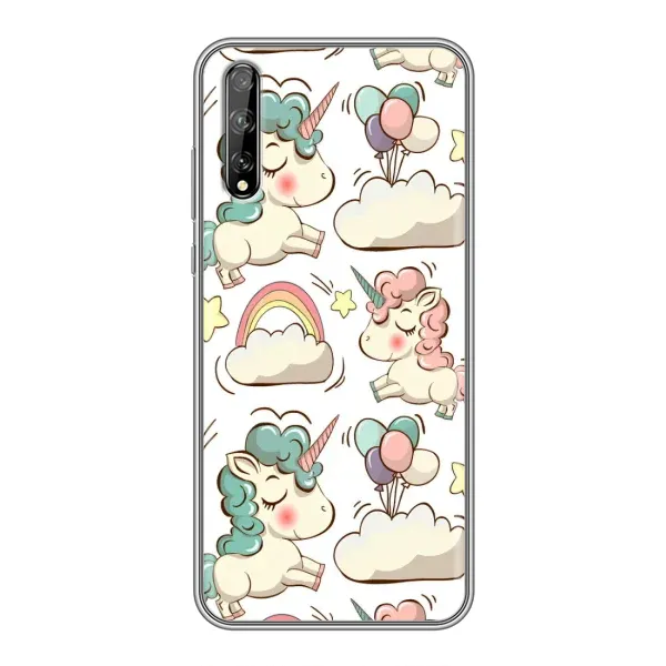 Чехол с принтом «Единорожки» для Huawei P Smart S / Y8p (2020)