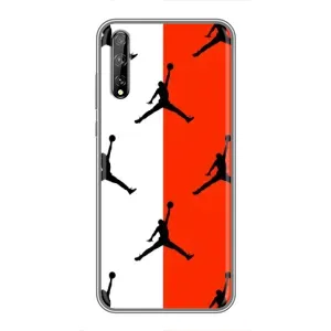Чохли для Huawei P Smart S / Y8p (2020) - з картинкою JORDAN (AlphaPrint) (Лого Джордан)