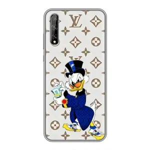 Чехли для Huawei P Smart S / Y8p (2020) - Скрудж МакДак Louis Vuitton (PREMIUMPrint) (Макдак на стилі)