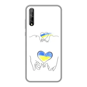 Чохол для Патріота України Huawei P Smart S / Y8p (2020) - (AlphaPrint) (Мир Україні)