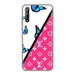 Бренднові Чохли для Huawei P Smart S / Y8p (2020) - (PREMIUMPrint) (Мода LV)