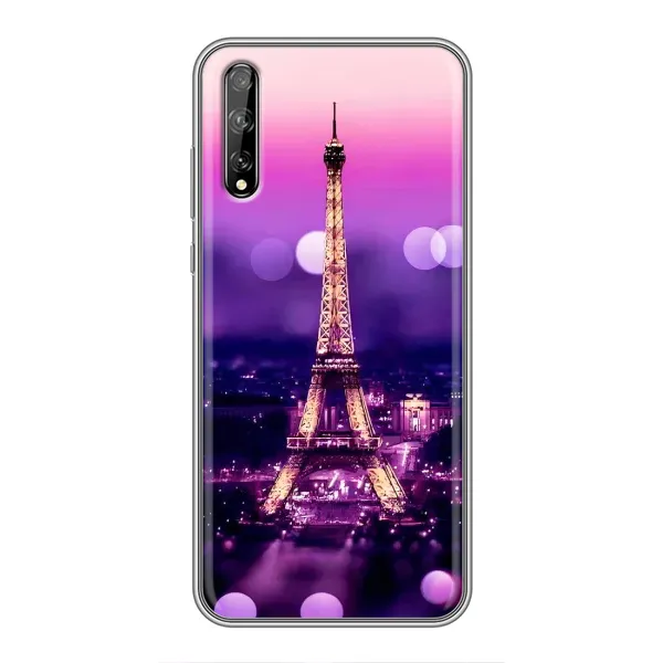Чехол с принтом «Париж Башня» для Huawei P Smart S / Y8p (2020)