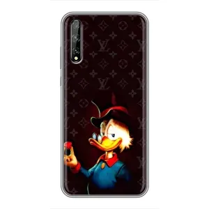 Чехли для Huawei P Smart S / Y8p (2020) - Скрудж МакДак Louis Vuitton (PREMIUMPrint) (Скрудж з ботліантом)