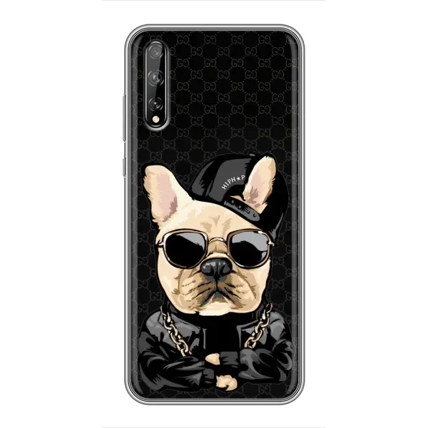 Чехол с принтом «Стильная собака» для Huawei P Smart S / Y8p (2020)