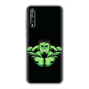 Чохли з героями Марвел Huawei P Smart S / Y8p (2020) (VPrint) (Зелений Халк)