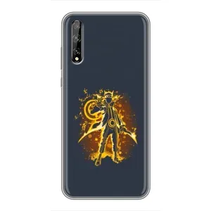 Naruto Anime Чохли для Хуавей P Smart S / Y8p (2020) (AlphaPrint) (золотий Наруто)
