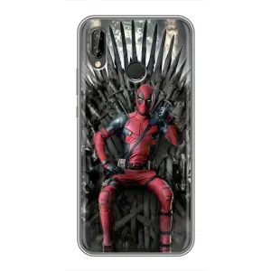 Чохол з принтом «Дедпул на троні» для Huawei Y9 2019 / Enjoy 9 Plus