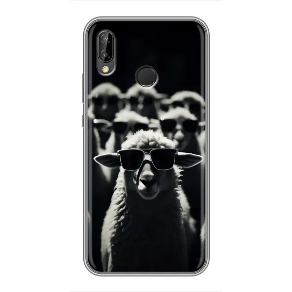 Чехол с принтом «Овечка в очках» для Huawei Y9 2019 / Enjoy 9 Plus