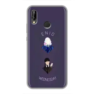 Чехлы Венсдей на Huawei Y9 2019 / Enjoy 9 Plus Уэнсдей (AlphaPrint) (Уэнздей и подруга)