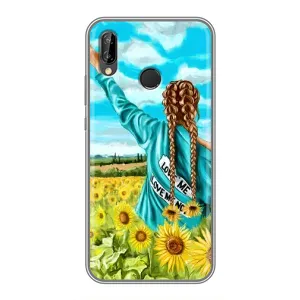 Чехол для Патриота Украины Huawei Y9 2019 / Enjoy 9 Plus - (AlphaPrint) (Украиночка)