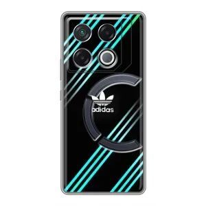 Чохли Адидас для Infinix GT 20 Pro (AlphaPrint) (Адідас з полосами)
