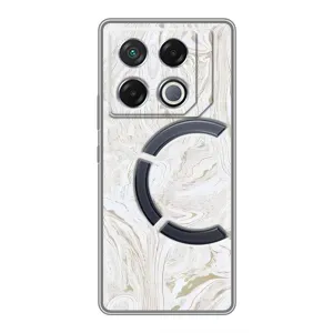 Мраморний чехол на Infinix GT 20 Pro (VPrint) (Білий мрамор)