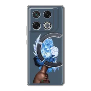 Чехлы (ART) Цветы на Infinix GT 20 Pro (VPrint) (Квіти на голові)