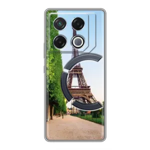 Чохол Ейфелева Вежа Infinix GT 20 Pro - (AlphaPrint) (Дорога до Парижу)