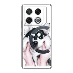 Чохли з собаками для Infinix GT 20 Pro (VPrint) (Радісний Хаскі)