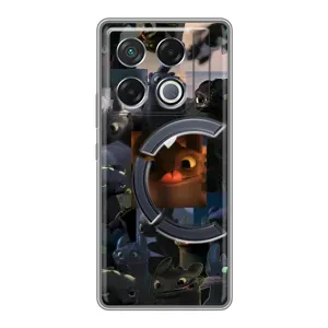 Чохол як приборкати дракона на Infinix GT 20 Pro (Дракон колаж)