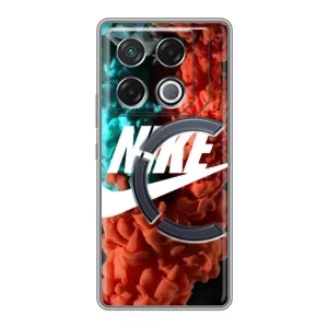 Чохол для Infinix GT 20 Pro - з принтом Найк (AlphaPrint) (Димчастий найк)