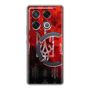 Украинские Чехлы для Infinix GT 20 Pro с картинкой УПА (AlphaPrint) (ГЕРБ УПА)