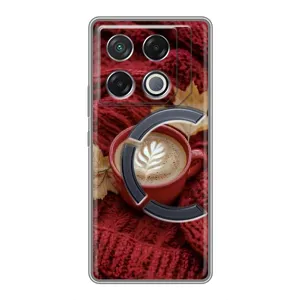 Чохол з унікальним дизайном 'Осінь з кавою' для Infinix GT 20 Pro (Кава на ковдрі)