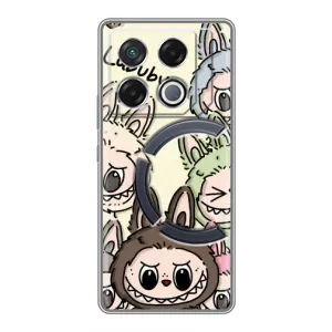 Чохол з Лабубу на Infinix GT 20 Pro (Золота мавпа Bored Ape)