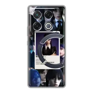 Чохли Венсдей на Infinix GT 20 Pro Уенсдей (AlphaPrint) (колаж Венздей)
