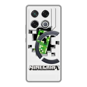 Чохол Майнкрафт на Infinix GT 20 Pro (AlphaPrint) Minecraft (кріпер Майнкрафт)
