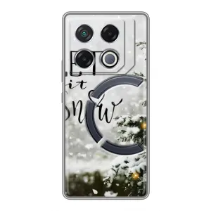 Новорічні, Святкові Чохли для Infinix GT 20 Pro - 2024 год (Let it snow)