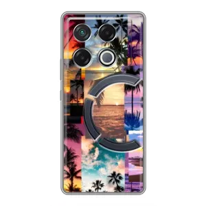 Силіконовий чохол з КАРТИНКАМИ літо для Infinix GT 20 Pro (AlphaPrint) (Літня відпустка)