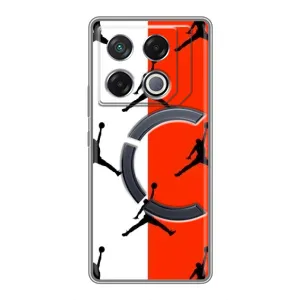 Чохли для Infinix GT 20 Pro - з картинкою JORDAN (AlphaPrint) (Лого Джордан)