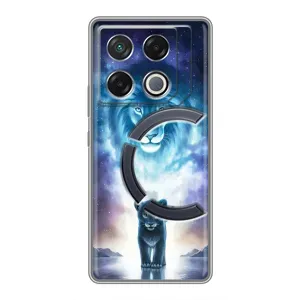 Чохол з картинкою ЛЕВ для Infinix GT 20 Pro (VPrint) (Маленький лев)
