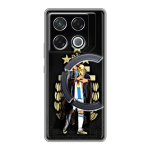Чохли для Infinix GT 20 Pro (Leo чемпіон) (AlphaPrint) (Мессі Король)